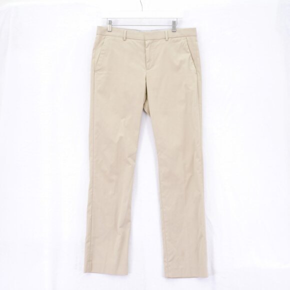 Express Photographer Cotton Flat Front Tan Mid‎ Rise Chino Pants 34 / 32 - Picture 1 of 5